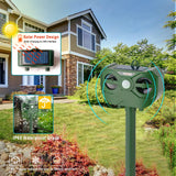 2 x RAW Customer Returns Garden Cat Scarer IP65 Imitate Hawk Call and Alarm Sound Ultrasonic Pet Waterproof Garden Yard Cat Scarer Effective Against Cats - RRP €47.6