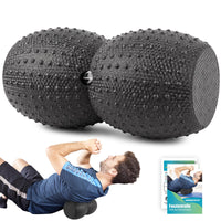 1 x RAW Customer Returns Fascia roll spine 34.5x17cm , fascia roll back with recess for the spine, medium hardness, instruction booklet in German with 8 illustrated exercises for beginners and professionals - RRP €23.02