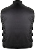 1 x RAW Customer Returns MDM men s textile biker vest, black, adjustable velcro fastening size XL  - RRP €59.5