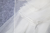 1 x RAW Customer Returns BEAUTELICATE Wedding Veil Long Soft Tulle Hen Party Wedding Accessories Supplies Double Layer Veil Ivory or White 3m - RRP €22.99