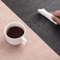 1 x RAW Customer Returns Myir JUN placemats washable, placemats washable double-sided placemats faux leather anti-fouling and non-slip placemat leather look, placemat leather wipeable for restaurant dining table - RRP €18.95