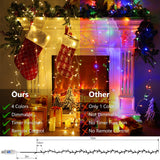 1 x RAW Customer Returns Christmas decoration fairy lights indoor, 2 pieces 10M 100 LED warm white and colorful 4 in 1 USB fairy lights with 11 modes remote control dimmable outdoor fairy lights - RRP €22.99