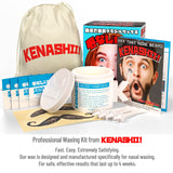 2 x RAW Customer Returns Nose wax kit, 100g of wax, 24 applicators. The original and best nose hair removal kit from Kenashii. For men and women. 12 applications, conditioner wipes, mustache protectors - RRP €31.98