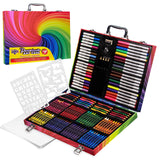 1 x RAW Customer Returns KreativeKraft Children s Drawing Case, Complete Drawing and Coloring Kit 148 Pcs with Paint, Colored Pencils and Coloring Markers - RRP €20.16