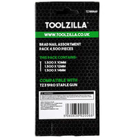 1 x RAW Customer Returns TOOLZILLA Brad - 4,500 piece set for stapler , Tape staples 90 18ga - RRP €10.62