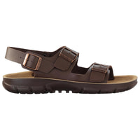 1 x RAW Customer Returns BIRKENSTOCK Men s Sandal Kano Birko-Flor Soft Bed Normal Dark Brown 500801 43 EU - RRP €67.95