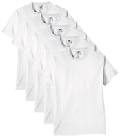 1 x RAW Customer Returns Fruit of the Loom Men s Regular Fit T-Shirt Heavy Cotton Tee Shirt 5 Pack, White, S - RRP €24.04