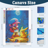 2 x Brand New CEOVR Diamond Painting Kit Adults Mario Diamond-painting Animals, 30 x 40 cm Diamond Paintings Kit, 5D Cartoon Diamond Painting Pictures Set, Mood Crystal Art Set, Gift for Friends - RRP €14.96