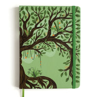 1 x RAW Customer Returns Notebook A5 Lined by Rileys - Diary for adults - Ideal as a notebook - Diary - Journal book - Gratitude diary - 120 sheets with 240 pages Tree of Life  - RRP €21.06