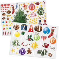 1 x RAW Customer Returns Advent calendar to fill 2023 Jute Advent calendar to fill yourself with bags, stickers and number stickers Advent calendar to craft DIY Advent calendar to fill yourself LIVAIA - RRP €8.99