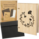 2 x RAW Customer Returns LIVAIA Thank you card in bamboo wood with paper and envelope - RRP €15.64