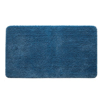 1 x RAW Customer Returns MIULEE Rug Bath Mat Bathroom Rug Bed Mat Non-Slip Bath Mat Bath Mat Absorbent Shower Mat Washable Doormat for Living Room Bedroom Bathroom 70 x 120 cm Blue - RRP €39.99