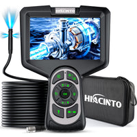 1 x RAW Customer Returns Hiacinto Endoscope Camera with Light 20m, 5-inch IPS Screen THREE Lens Endoscope, IP68 Waterproof Pipe Camera, 8mm Snake Camera, 1080P HD Digital Inspection Camera, 32GB Detachable Cable  - RRP €199.99