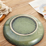 1 x RAW Customer Returns Swuut Transmutation Glaze Serving Pasta Bowl, 10-Inch Ceramic Wide Salad Bowls, 50 Ounce Large Big Fruit Bowl for Kitchen, Microwave Dishwasher Safe Light Green  - RRP €27.99