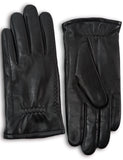 1 x Brand New YISEVEN Men s Buttery Soft Leather Gloves Lined Warm Soft Elegant Noble with Wool, Black Medium 9.0  - RRP €36.79