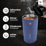 1 x RAW Customer Returns KUINEA Coffee Mug To Go 350ml 100 leak-proof Stainless steel thermal mug coffee to go, warm for up to 6 hours, coffee to go mug with hygienic special closure, travel mug for coffee tea, BPA-free - RRP €22.18