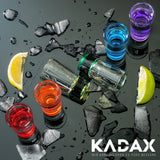 1 x RAW Customer Returns KADAX shot glasses, 28ml, shot glasses set, stamper for alcohol, brandy, shot, vodka, party, shot glass, short glasses, sambuca glasses, pint glasses, shot cups multi-colored, 12 pieces  - RRP €19.0