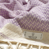 1 x RAW Customer Returns MEVLYS Sauna Towel Hammam Towel Pack of 2 Sauna Towel Beach Towel Bath Towel Shower Towel Beach Towel Picnic Blanket 100 Cotton Extra Light Women Men Light Purple Pastel Green  - RRP €40.28