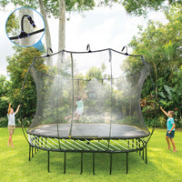 1 x RAW Customer Returns CINEMON Outdoor Mist Sprayer, Garden Mist Sprayer with Garden Shower, Standing Mist Cooling System with 5 Nozzles, for Patio Water Games Pool Parties - Adjustable Stand - RRP €26.4