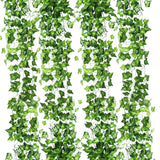 2 x RAW Customer Returns KASZOO Pack of 24 Artificial Ivy Garland, Fake 168 Ft Ivy Garland for Office, Kitchen, Garden, Party Wall Decoration - RRP €35.9