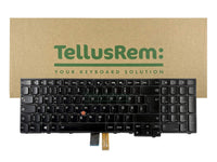 1 x RAW Customer Returns TellusRem replacement keyboard German backlight for Lenovo Thinkpad E531 T540 T540P T550 L540 W540 W550S W550 W541 - RRP €62.51