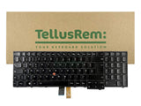 1 x RAW Customer Returns TellusRem replacement keyboard German backlight for Lenovo Thinkpad E531 T540 T540P T550 L540 W540 W550S W550 W541 - RRP €62.51