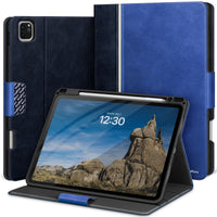 1 x RAW Customer Returns KingBlanc Case for iPad Pro 11 inch 2024 M4, 5th generation with Pencil Holder, Vegan Leather Protective Case, Auto Sleep Wake, Supports Pencil Pro and Pencil USB-C , Navy Blue Royal Blue - RRP €36.99