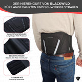 1 x RAW Customer Returns BLACKWILD Lumbar Back Support Belt - Lumbar Belt for Motorcycles Adjusting the Back Band for Men and Women, Warming Lumbar Band - RRP €19.06