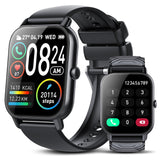 2 x RAW Customer Returns Sudugo Smartwatch Women Men with Telephone Function, 1.85 Inch Touchscreen Smart Watch, 112 Sports Modes Fitness Watch, IP68 Waterproof Sports Watch with Pedometer Heart Rate Monitor Sleep Monitor for iOS Android - RRP €99.98