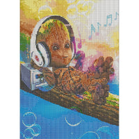 1 x Brand New NAIMOER Cartoon Diamond Painting Adults, 5D Diamond Painting Pictures Music Diamond Painting Adults Diamond Painting DIY Diamond Painting for Home Wall D cor 30x40cm - RRP €20.4