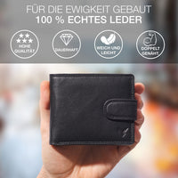 1 x RAW Customer Returns Lavalen Men s Leather Wallet - Large Wallet - Handmade Wallet - Wallet with Coin Pocket - Gifts for Men - RRP €33.54