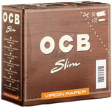 1 x RAW Customer Returns OCB Unbleached Slim Virgin Paper, long paper, brown, 12.5cm 11.5cm wide x 5.5cm high - RRP €30.41