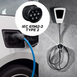 1 x RAW Customer Returns Graft charging cable type 2 wall mount Wall mount for electric car with IEC 62196-2 plug Accessories for Type 2 Wallbox charging station including anti-theft protection for cable and charger - RRP €19.95