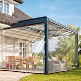 1 x RAW Customer Returns WLBXDRZK Transparent tarpaulin with eyelets 2x3m, durable waterproof tarpaulin, for camping balcony garden greenhouse pet hutch roof, rope included - RRP €22.02