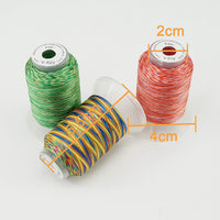 1 x RAW Customer Returns New brothread 12 Multi Colors Polyester Machine Embroidery Thread 500M 550Y for Brother Janome Singer Babylock Kenmore Bernina Husqvaran Embroidery Machine Assortment 1 - RRP €17.99