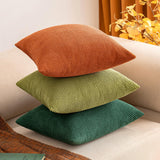 1 x RAW Customer Returns MIULEE Set of 2 Cushion Covers Decorative Pillows Grainy Decorative Pillowcase Cushion Cover Sofa Cushion Decorative Cover Soft Decorative Pillow Cushion for Living Room Bedroom 45 x 45 cm Caramel - RRP €22.49