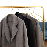 1 x RAW Customer Returns Better Pack of 20 Gold Metal Clothes Hangers 43 cm, Gold Metal Clothes Hangers, Iron Clothes Hangers, Metal Gold Clothes Hangers with Non-Slip Groove for Suit, Shirt, Dress - RRP €29.99