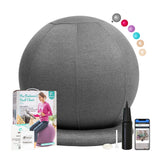 1 x RAW Customer Returns ENOVI ProfiBalance exercise ball with cover, Pezzi ball, office ball, 65CM, FG - RRP €60.49