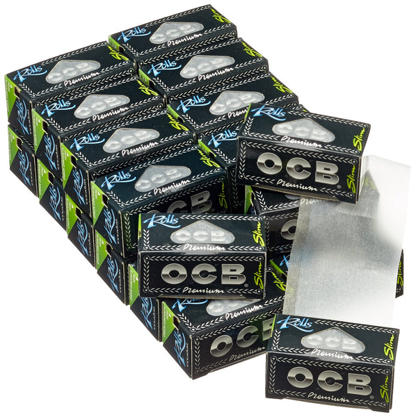 1 x RAW Customer Returns OCB 1007 Papers OCB Premium Rolls slim - 24 rolls - Long paper - RRP €21.13