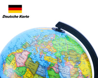 1 x RAW Customer Returns Exerz 20cm Student Globe - German Map - Globe Children Education Rotating - Educational Geographical - Teaching Material Globes Political Map - Diameter 20cm - RRP €23.99