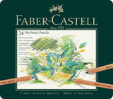 1 x RAW Customer Returns Faber-Castell 112124 Pitt Pastel colored pencil set, metal case of 24 - RRP €38.45