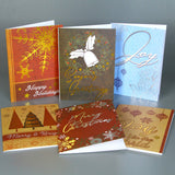 1 x Brand New JOYIN Pack of 72 Merry Christmas foil greeting cards for Christmas parties, gifts, winter Christmas, Christmas gift cards. - RRP €12.78