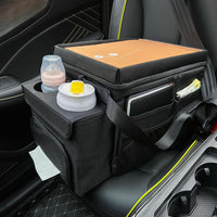 2 x Brand New INFIVITA Waterproof Car Organizer with Lid, Car Cooler Bag with Cup Holder and Tissue Box - RRP €40.8