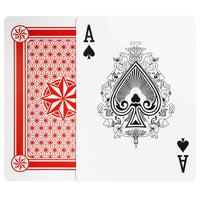 1 x RAW Customer Returns BELLE VOUS Jumbo Playing Cards with Plastic Coating - 37 x 26 cm Giant Playing Cards Game Card Set for All Ages - Indoor Outdoor Plastic Playing Cards for Family, Party, Poker Cards, Games Cards - RRP €25.99