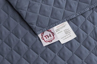 1 x RAW Customer Returns Textilhome - Malu Sofa Cover, 3 Seater, Reversible Quilted Sofa Protector. Color Blue C 5 - RRP €31.85