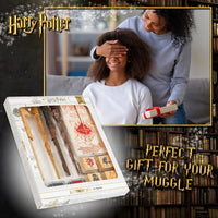 1 x RAW Customer Returns Harry Potter Pen Wand Set with Marauder s Map and Hogwarts Stamps Original Gadgets - RRP €18.14