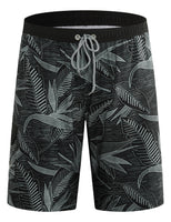 1 x RAW Customer Returns APTRO Men s Swim Shorts Sea Surf Pool Summer Hawaiian Print Large Quick Drying with Mesh Lining White Black MK242 XL - RRP €22.86