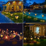 1 x RAW Customer Returns Qedertek 2 Pack Solar Lamps for Outdoor Large - 94 LED Solar Lights for Outdoor Garden with Realistic Flame Effect IP65 Waterproof Garden Torches Solar for Gardens Path Backyards Lawn Balcony Decoration - RRP €49.99