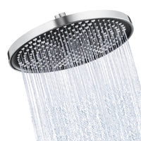 1 x RAW Customer Returns KES shower head rain shower 10 inch, rain shower head shower anti-limescale head shower round rain shower, J314S10-CH - RRP €35.99