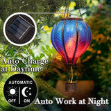 1 x RAW Customer Returns TERESA S COLLECTIONS outdoor garden decoration, solar lantern for outdoors, Moroccan solar lamp for hanging, decorative flame effect, blue balloon solar light, mother s day gifts for mom - RRP €30.12